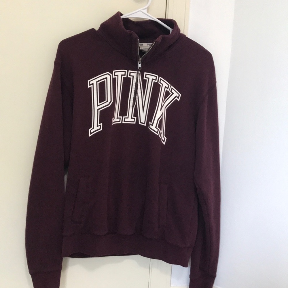 PINK QUARTER ZIP